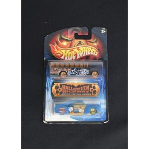 New 2003 Hot Wheels Halloween Highway 2 Pack Leeza's Seymore Creeps Tail Dragger